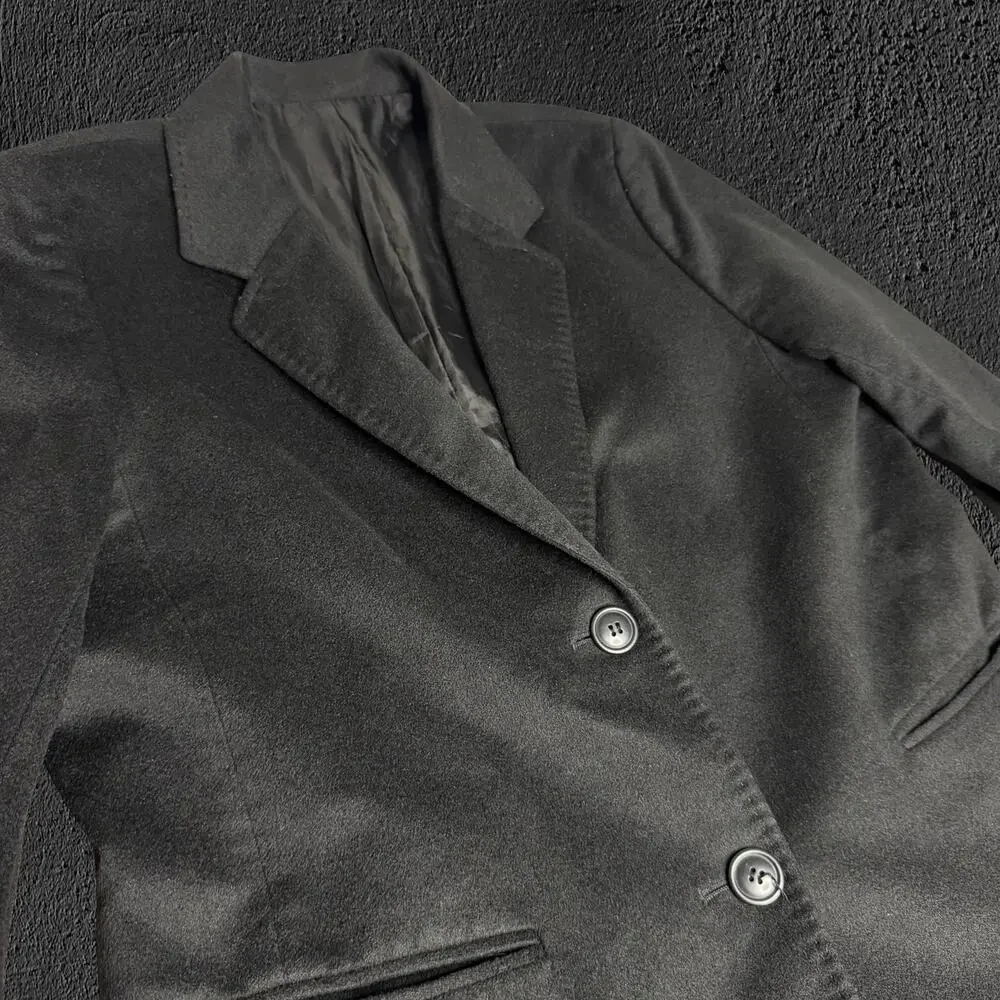 Vintage 100% Cashmere black Blazer Sport Coat